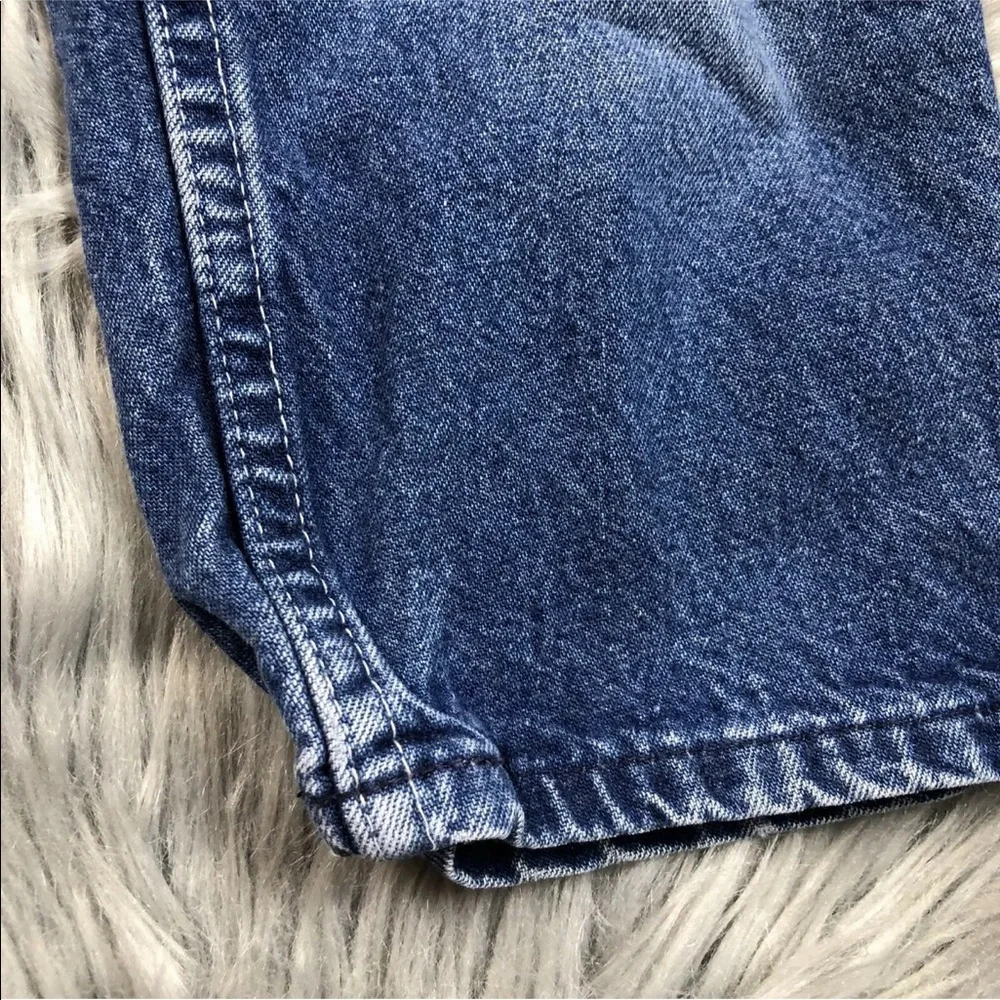 Vintage Oshkosh Bgosh Blue Denim Dinosaur Applique Overalls Made Usa